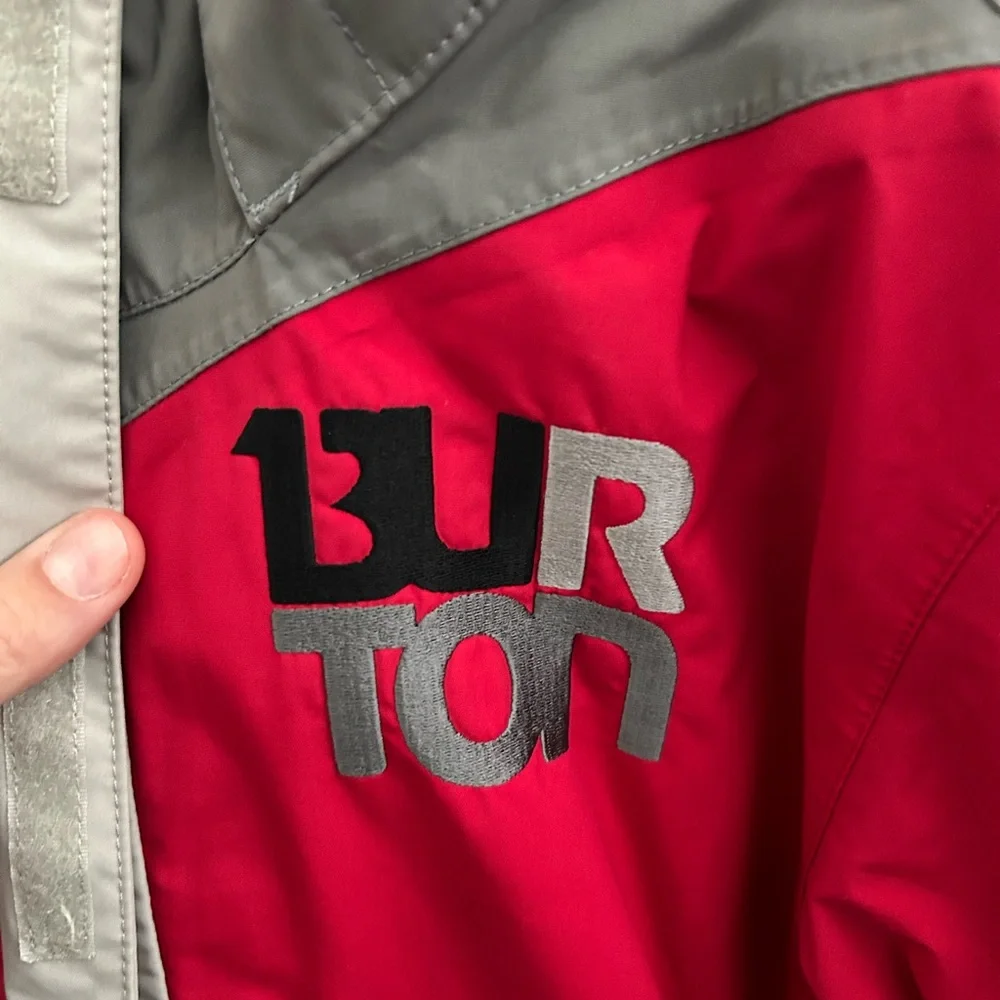 Burton Two-Tone Red and Gray Jacket